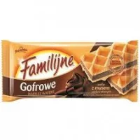 Вафлі гофровані з шоколадом Familijne Jutrzenka 130 г