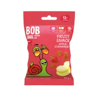 Фруктовий снек яблуко- малина Bob 40 г