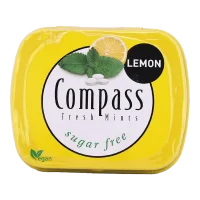 Цукерки без цукру м`ятні з лимоном Compass 14 г