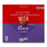 Цукерки Milka з молочного шоколаду 110 г
