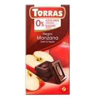 Шоколад темний з яблуком без цукру та глютену Torras 75 г