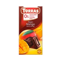 Шоколад темний з манго  без цукру та глютену Torras 75 г