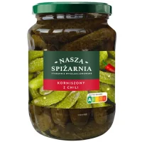 Корнішони з перцем чилі Nasza Spizarnia 680 г