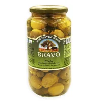 Оливки фаршировані корнішонами Bravo 1л