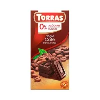 Шоколад темний з кавою без цукру та глютену Torras 75 г