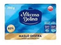 Масло вершкове 82% Mleczna Dolina 200 г