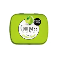 Цукерки без цукру м`ятні з яблуком Compass 14 г