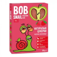 Цукерки натуральні яблучно-полуничні равлик Bob snail 60 г