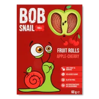 Цукерки натуральні яблучно-вишневі равлик Bob 60 г