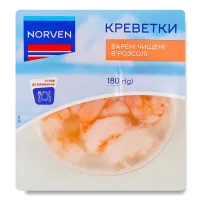 Креветки варені Norven 180 г