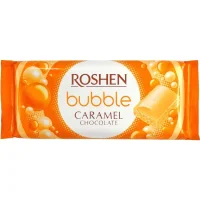 Шоколад білий пористий карамельний Roshen 80 г