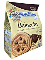 Печиво з горіхово-шоколадною начинкою Baiocchi Mulino Bianco 240 г