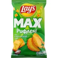 Чипси рифлені зі смаком королівського сиру Lays 95 г